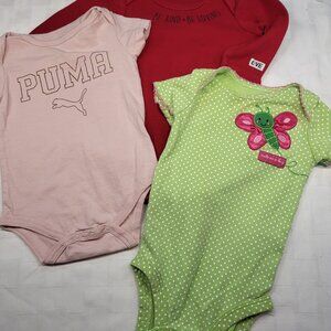 Baby Girl Lot - PUMA, Ellen, Carters - Size 0-3 Month